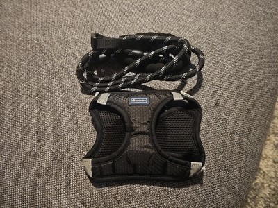 Animire Harness Stepin Breathable Puppy Vest Harnesses Size Small Leash Included