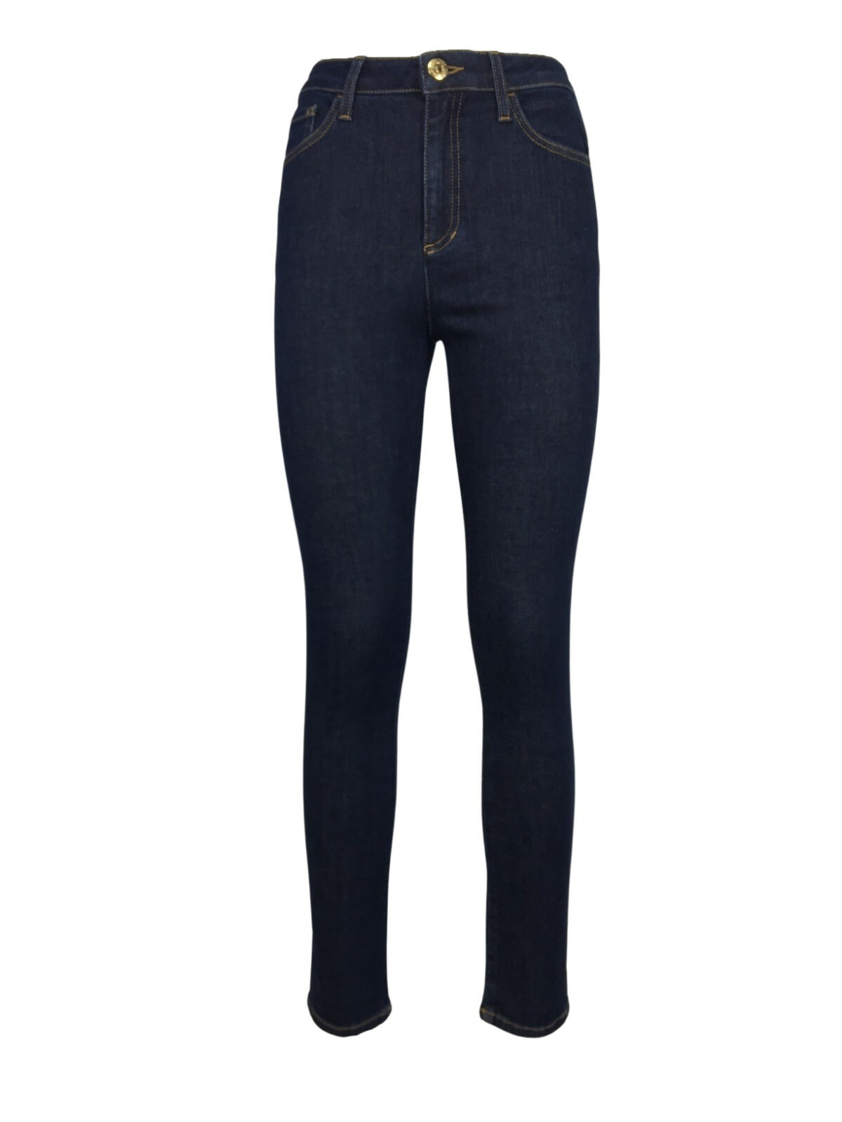 ДЖИНСЫ-ВАЛЕНКИ Frau Hohe Taille Reißverschluss Denim Schlank Арт. DOLLY производства Италии