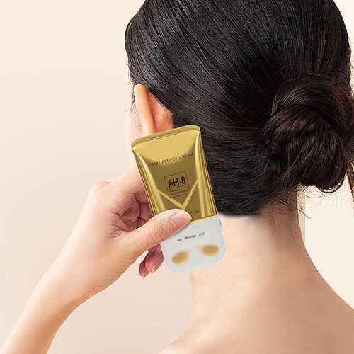 Neck Cream - Tighten & Lift Firming Neck Cream for Crepey Skin Roller Neck Lotio - Imagen 9 de 11