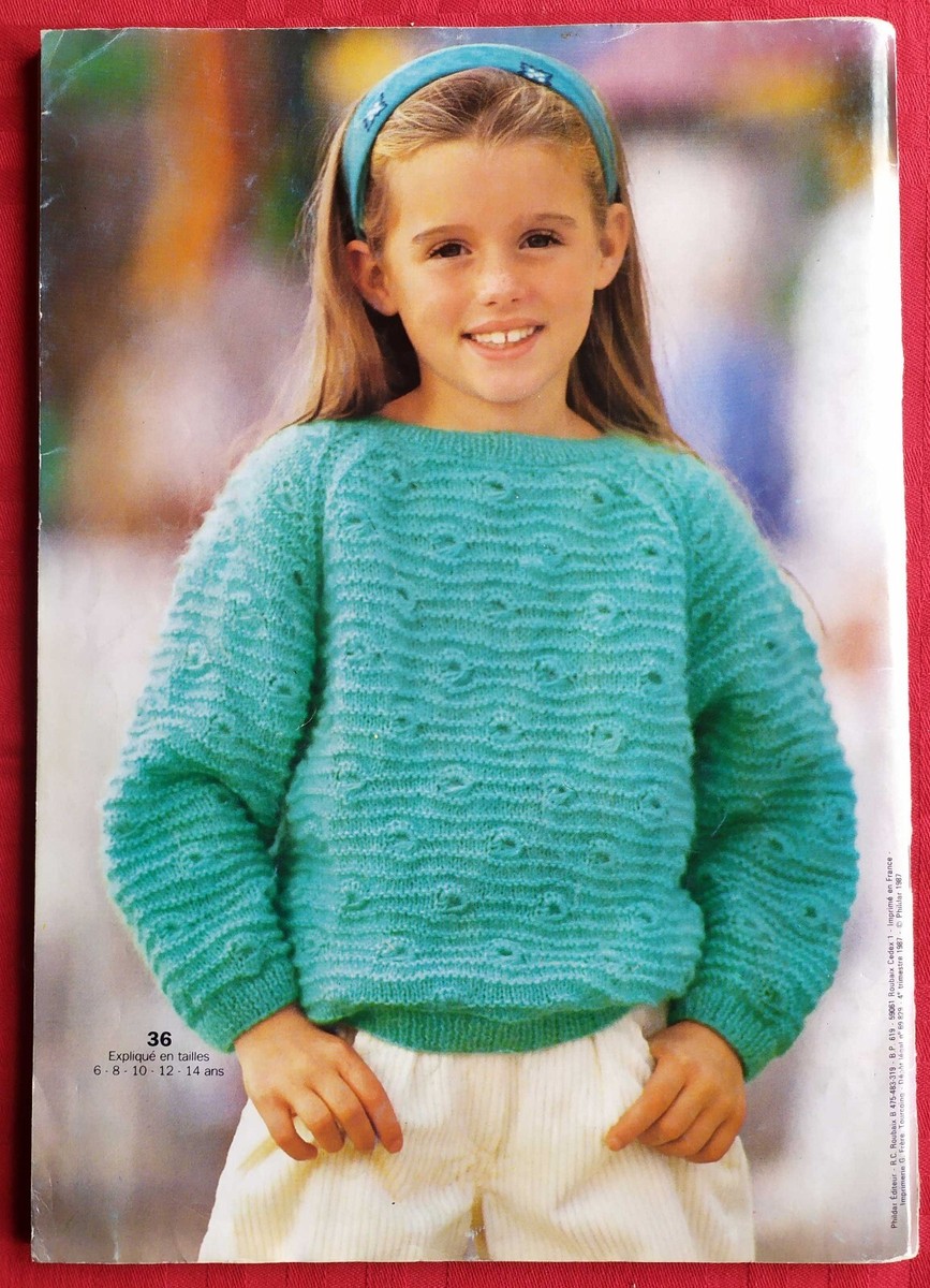 Lot De 2 Livres Tricot Enfants Et Bébé – Années 70 – Laines Et Aiguilles Anciennes