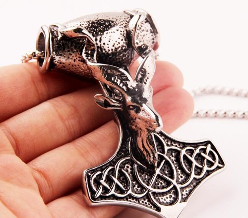 28'' 4mm Large Stainless Steel Biker 