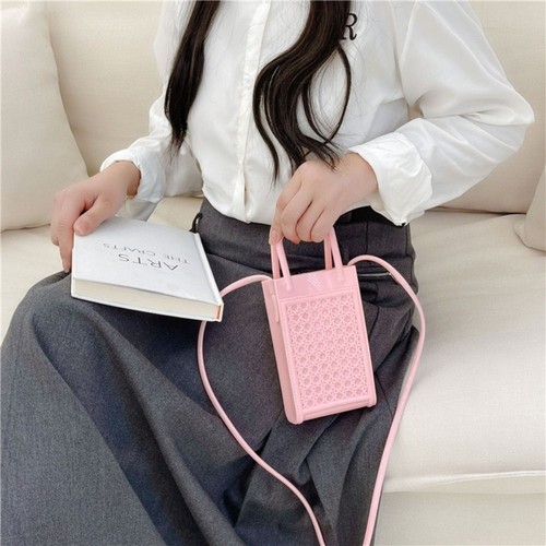 Mini Kosmetiktasche Aus PU-Leder – Pink, Perfekt Für Reisen & Unterwegs
