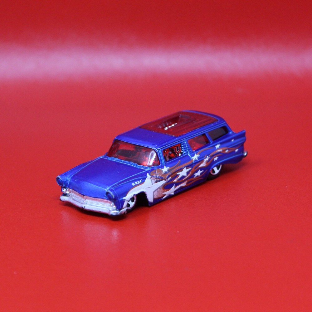 2006 Hot Wheels #210 8 Crate Blue HW Mainline 1:64 Loose 5sp