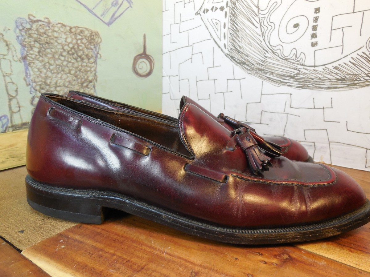 Johnston & Murphy Aristrocraft Burgundy Leather Tassel 