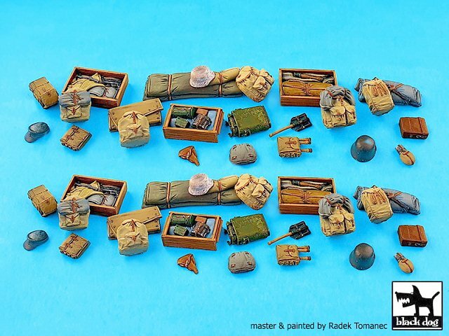 Black Dog 1/35 German Various Soldier's Equipment & Accessories