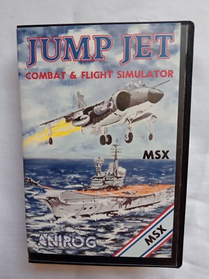 Jump Jet-MSX Anirog Software-Cassette +Box UK