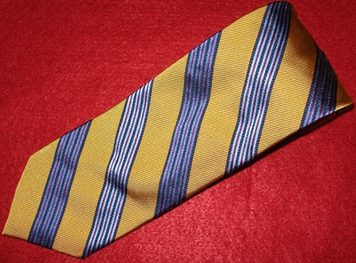 ARI OF BOSTON SILK/COTTON CLASSIC STRIPED TIE - NWOT - TIES - NECKWEAR.