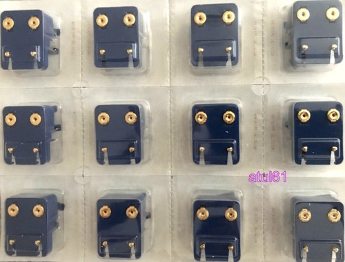Pk of 12 Mini Caflon Ear-piercing Studs Gold/silver Plated/birthstone Colours - Picture 30 of 60