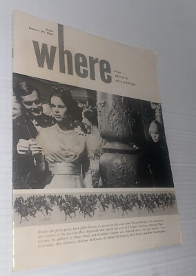 VTG WHERE Chicago Magazine 1966 Trader Vics Kon Tiki Ports Don Beachcomber Ads