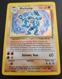 Machamp 100 Hp Seismic Toss 60 Stage 1 Ultra Rare Pokemon Card Very Good Cond Ebay