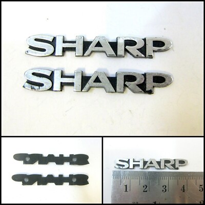 Genuine SHARP Audio Equipment Badge Logo Emblems (40mm)