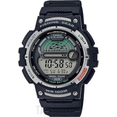 CASIO UHR WS1200H-1AV FISHING GEAR ORIGINAL CASIO