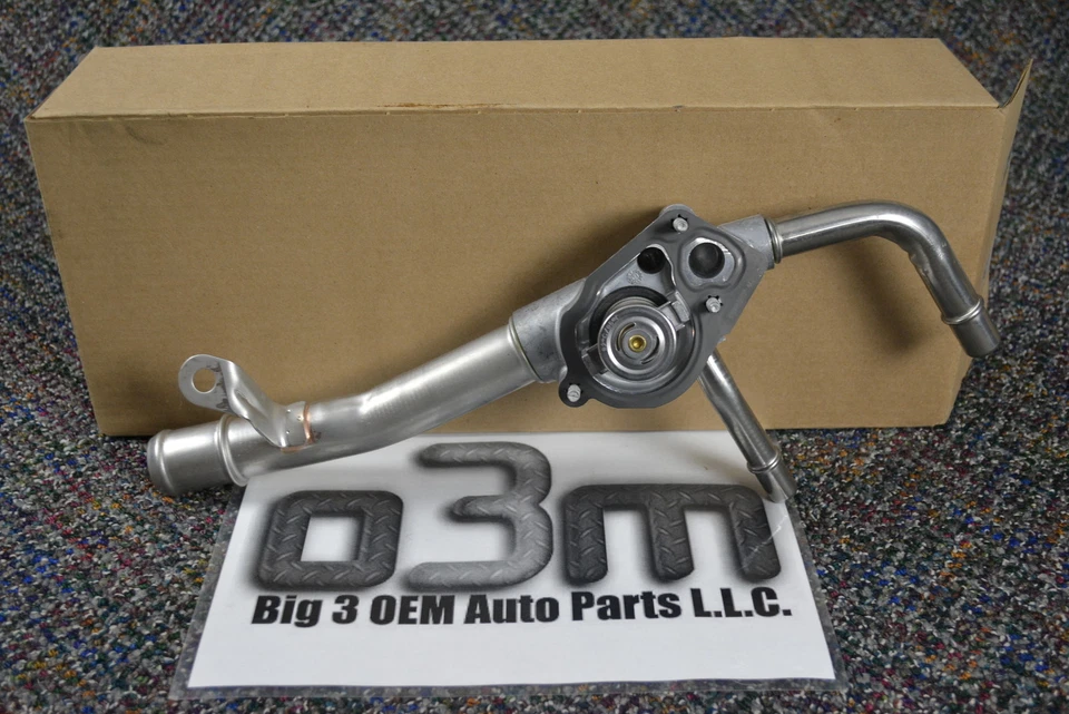 2007-2017 Traverse Acadia Enclave 3.6L Engine Thermostat & Housing new OEM GM - Image 3 of 4