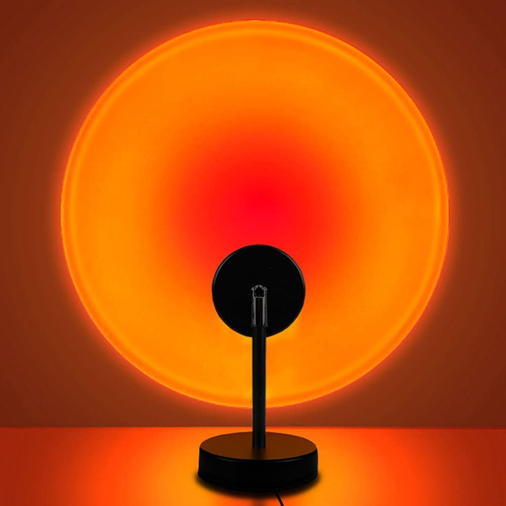 Sunset Lamp, Projector Sunset Light 10W LED Projection Night Light 180 Degree Ro-image