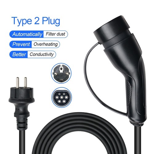 Caricabatteria elettrico 3,6KW tipo 2 EV scatola di ricarica per auto elettrica 8A-16A 5M - Foto 6 di 9