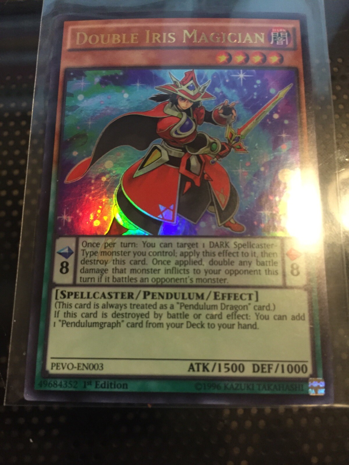 YuGiOh Double Iris Magician - PEVO-EN003 - Ultra Rare - 1st Edition Near Mint | eBay