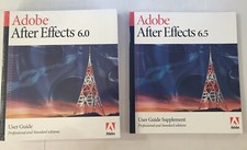 Adobe After Effects 6.0 User Guide Professional and Standard Ed New Sealed 6.5