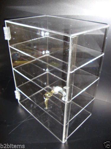 DISPLAYS SOLUTION DS-Acrylic Countertop Display Case 12" x 8" x 16" Locking Security Showcase