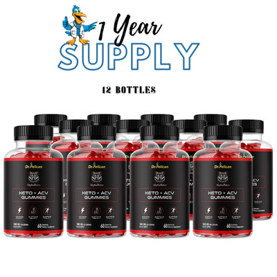 Alpha Force - Keto & Weight Support- 12 Bottles- 720 Gummies