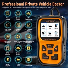 12v Automotive Obd2 Scanner Om126p Code Reader Car Check Engine Fault Diagnostic