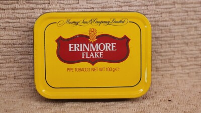 MURRAY SONS & CO. LTD.  ''ERINMORE FLAKE''  3 1/2 Oz. RESEALABLE TOBACCO TIN