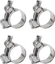 4 Pack 3/4 Inch T-Bolt Hose Clamps Working Range 17Mm-19Mm for 3/4 Inch Hose ID