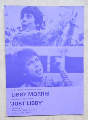 Libby Morris, kanadische Schauspielerin, Just Libby Programm, ''Eine Art Revue''
