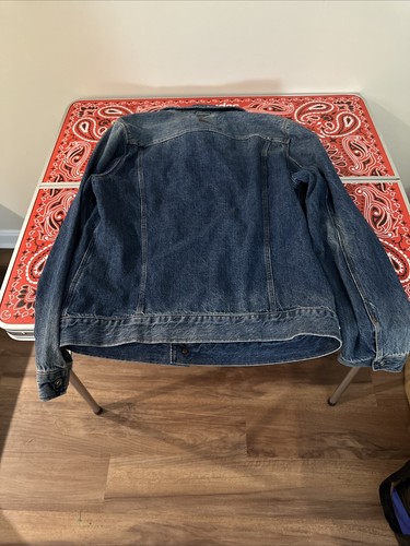 G STAR RAW 3301 Slim Jacket Men’s Size M Medium Blue Denim Jean - Picture 7 of 10