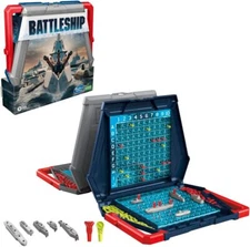 Battleship Classic Board Game Portable Naval Combat Strategy For Kids And Adults