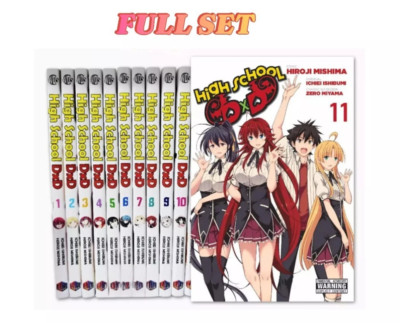 High School DxD Manga English Vol 1-11 Full Set Comic Books New Ichiei Ishibumi
