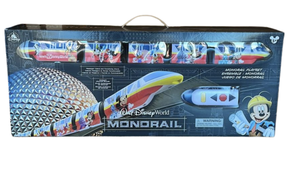 Disney Parks WDW 2023 Mickey & Friends Monorail Train Playset New