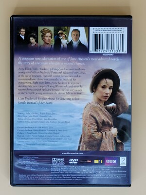 Jane Austen's Persuasion (DVD, 2008) BBC 1996 Film Sally Hawkins