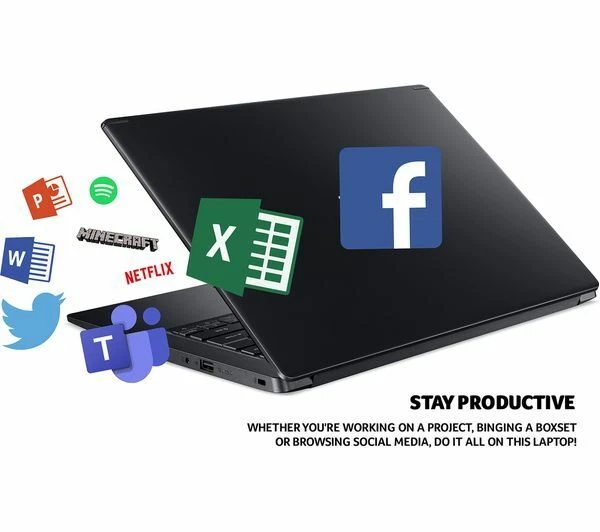 Acer Aspire A514-52 14" Intel Core i3-10110u 4GB RAM 256GB SSD Portátil - Win 10 - Imagen 4 de 4