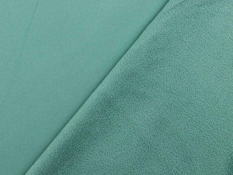 SOFTSHELL Funktionsstoff Outdoorstoff winddicht Jacke Mantel SEEGRÜN EUR 16,98/m - Bild 2 von 2