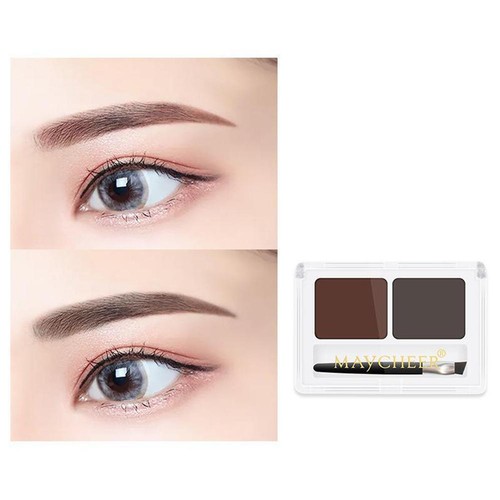 Double Color Eyebrow Powder Natural Three-dimensional Sweatp and W4C5 Y8I2 K9V9 - Picture 4 of 20