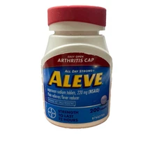 Aleve Easy Open Arthritis Cap Pain Reliever/Fever Reducer Tabs 200ct