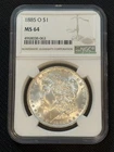 1885-O Morgan Dollar (NGC MS-64)