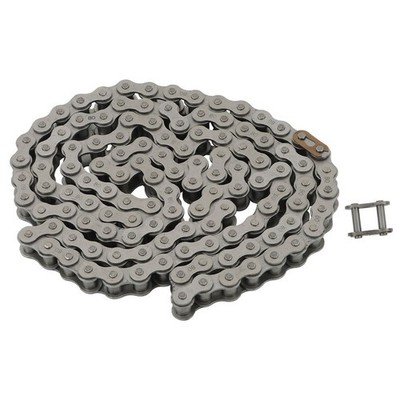 #80 Carbon steel Roller Chain x 10ft with Free Connecting Links 1 connector