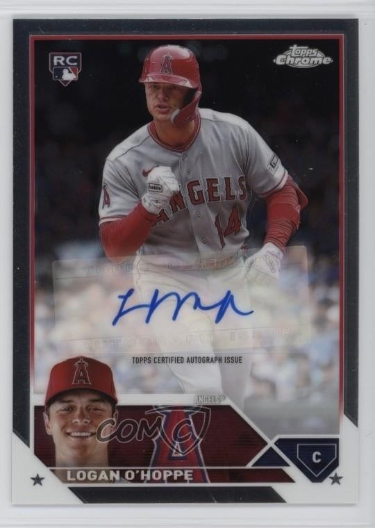 2023 Topps Chrome Update Auto Logan O'Hoppe #AC-LOH Auto 1en1
