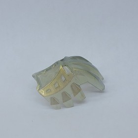 2002 Lego Bionicle 44814 Mask Avohkii Kanohi Mask Glitter Translucent Clear 