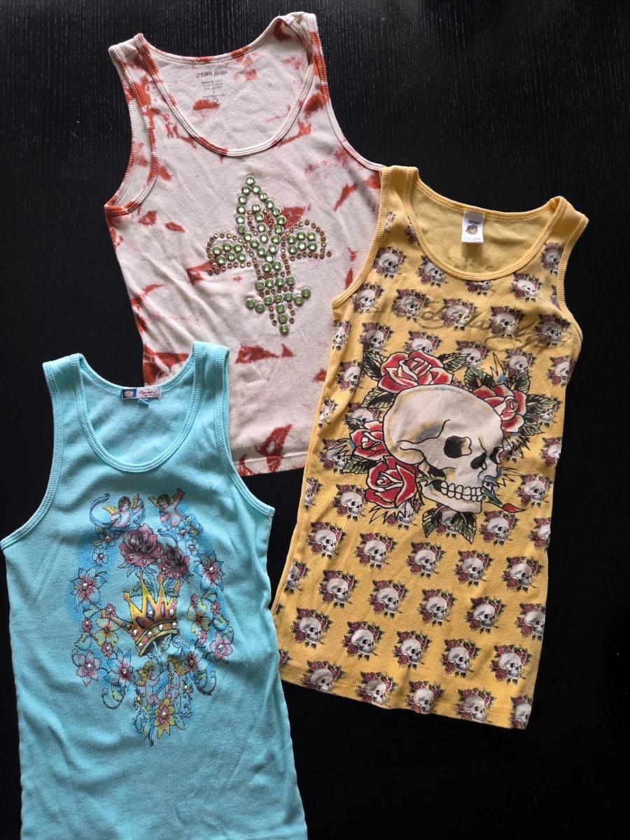 Ed Hardy Cotton Tank Tops for Women for sale | eBay