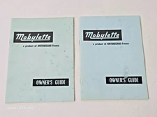 2 Vintage Mobylette Motobecane Owners Guide Manual / Booklet