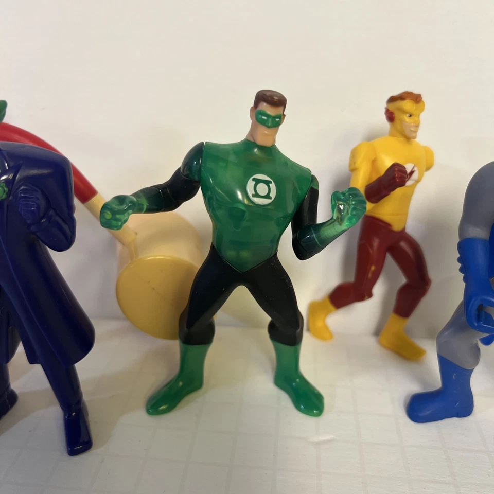 DC Comics Justice League Unlimited & Young Justice Toy Lot of 5 McDonald's - Image 4 of 4