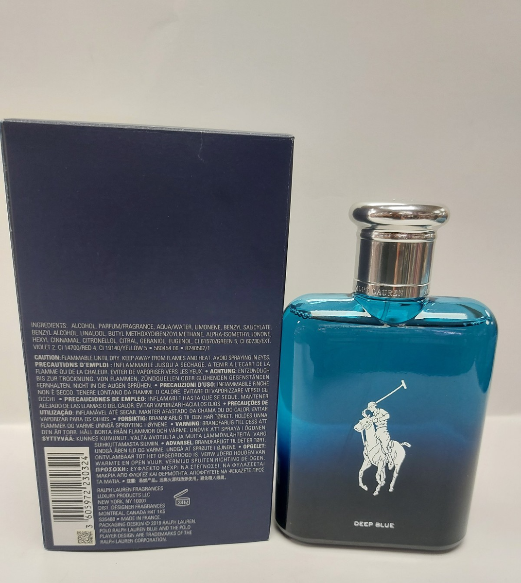 Polo Deep Blue Parfum 4.2 By Ralph Lauren For Men NEW PACKAGING | eBay