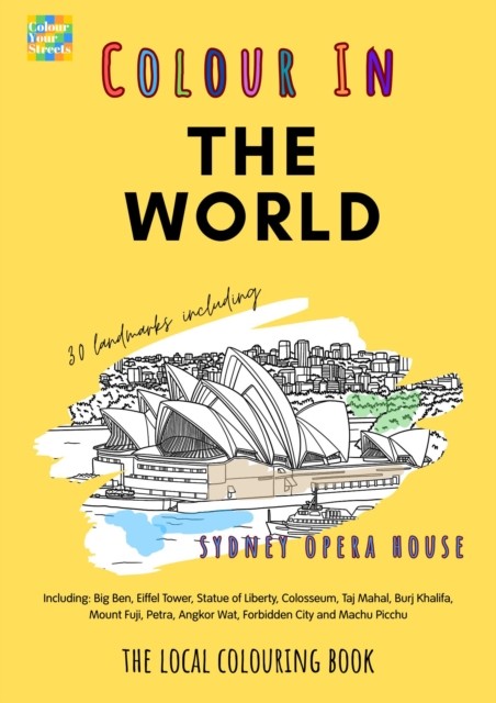 World Colouring Book (A4) by Colour Your Streets (Paperback Book)