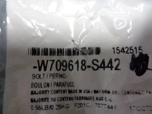 Genuine Ford Lower Control Arm Mount Bolt -W709618-S442