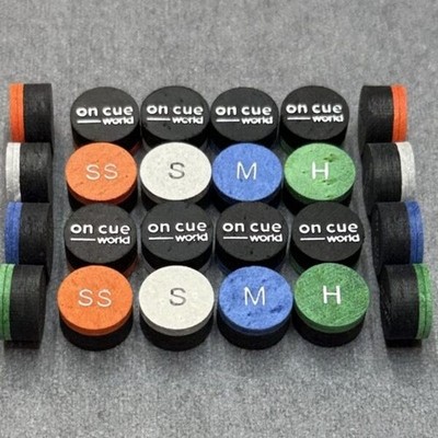 OCW Premium Layered Cue Tip - 11mm - SS/S/M/H Single Tips or multi packs