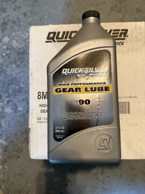 Mercury Marine | OEM Quicksilver SAE 90 HP Gear Lube - 32oz | 92-8M0222065 | New