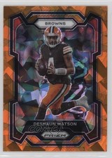 2023 Panini Prizm Orange Ice Prizm Deshaun Watson #65 1a04