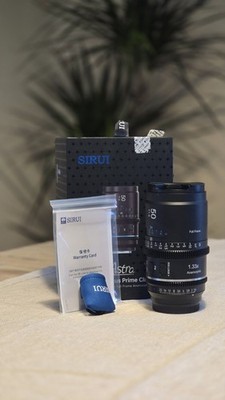 SIRUI Astra 50mm T1.8 1.33x Full Frame Anamorphic Autofocus Cine Lens   Like New